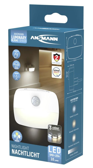 EAN 4013674221905 - Ansmann NL30 AC Luz de noche con enchufe o Luz quitamiedos con enchufe imagen 8