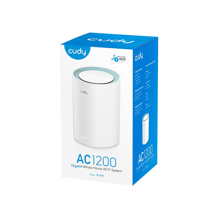 EAN 6971690792800 - Cudy M1300 1-PACK sistema Wi-Fi Mesh (Wi-Fi en malla) Doble banda (2,4 GHz / 5 GHz) Wi-Fi 5 (802.11ac) Bl imagen 4