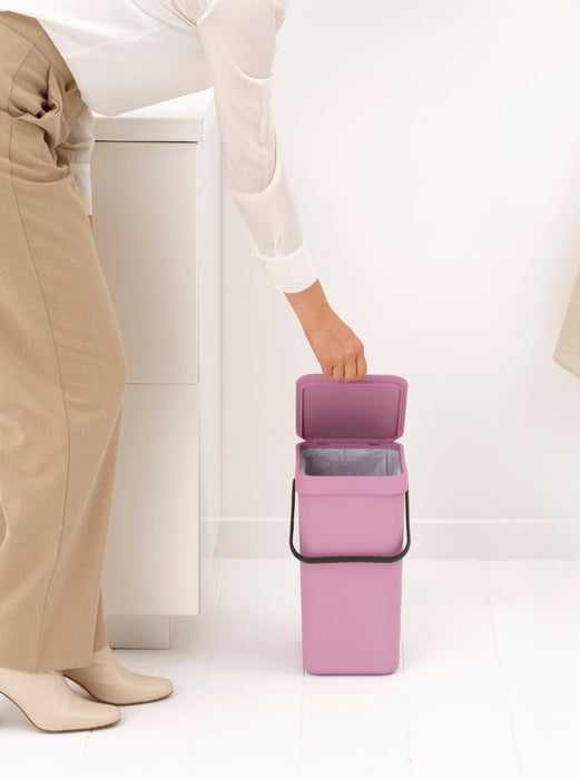 EAN 8710755255465 - Brabantia Sort & Go 12 L Rectangular Plástico reciclado Rosa imagen 4