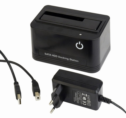 EAN 8716309117302 - Gembird HD32-U2S-5 base de conexión para disco duro USB 2.0 Type-B Negro imagen 2