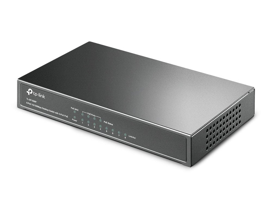 EAN 1210002616379 - TP-Link TL-SF1008P switch No administrado Fast Ethernet (10/100) Energía sobre Ethernet (PoE) Oliva imagen 3