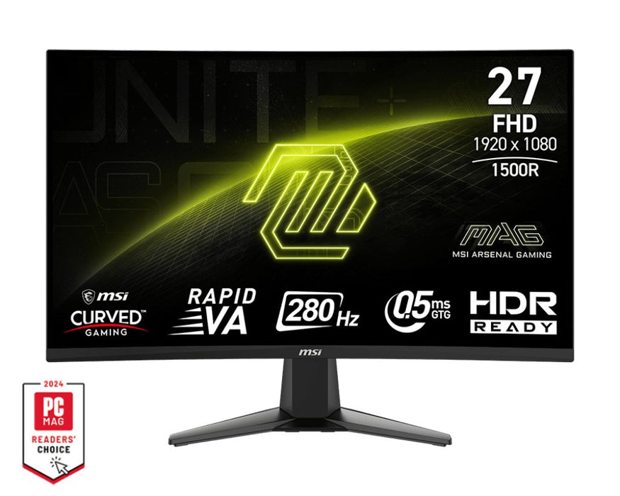 EAN 4711377222174 - MSI MAG 276CXF pantalla para PC 68,6 cm (27") 1920 x 1080 Pixeles Full HD LCD Negro imagen 1