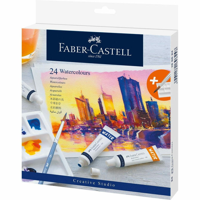 EAN 8901180696248 - Faber-Castell 169624 pintura para manualidades Pintura de acuarela 9 ml 24 pieza(s) imagen 1