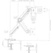 EAN 4043718293124 - InLine 23158B soporte para monitor 43,2 cm (17") Escritorio Negro imagen 3