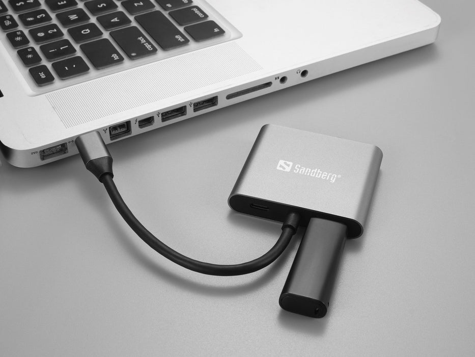 EAN 5705730136443 - Sandberg 136-44 Adaptador gráfico USB Gris imagen 4