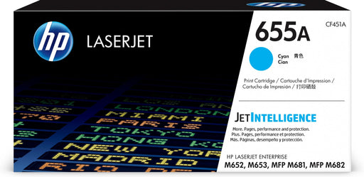 EAN 0889894325426 - HP 655A Cyan Original LaserJet Toner Cartridge cartucho de tóner 1 pieza(s) imagen 1