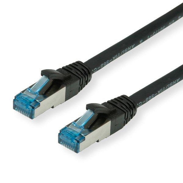 EAN 7611990123667 - VALUE 0.5m S/FTP Cat.6a cable de red Negro 0,5 m Cat6a S/FTP (S-STP) imagen 1