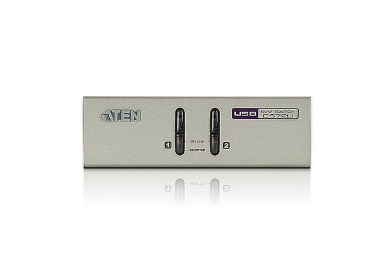 EAN 4710423772618 - ATEN CS72U-AT interruptor KVM Gris imagen 3