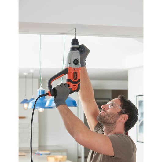 EAN 5035048730485 - Black & Decker BEHS02K-QS taladro 1200 RPM SDS Plus Gris, Naranja imagen 13