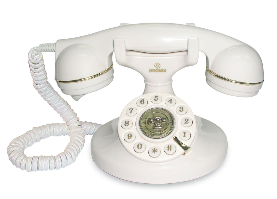 EAN 8015908709612 - Brondi Vintage 10 Teléfono analógico Blanco imagen 1