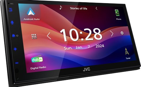 EAN 4975769478208 - JVC KW-M595DBT receptor multimedia para coche Negro Wifi 22 W Bluetooth imagen 2