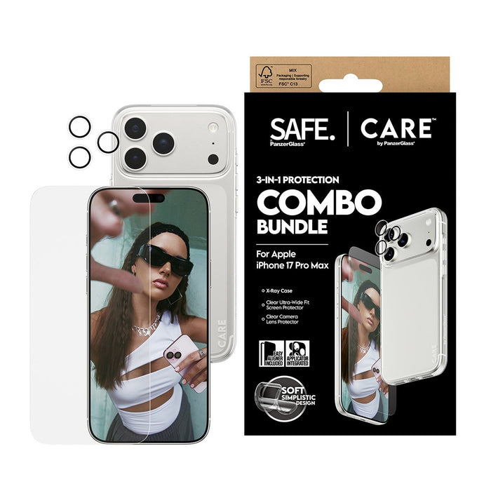 EAN 5715685027529 - PanzerGlass SAFE. | CARE™ by ® 3-in-1 Combo Bundle iPhone 17 Pro Max Protector de pantalla Apple 1 pieza( imagen 2