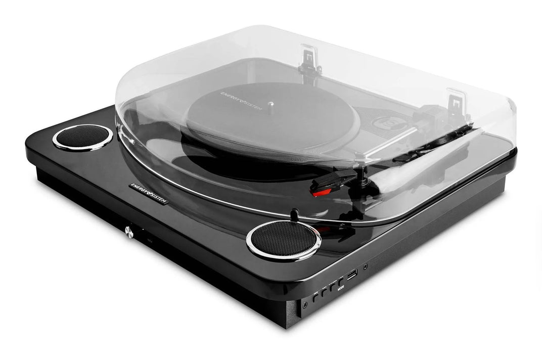 EAN 8432426459438 - Energy Sistem BlackSpin Tocadiscos de tracción por correa Negro, Transparente imagen 7