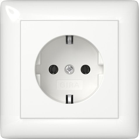 EAN 4010337095057 - GIRA 444003 toma de corriente Schuko Blanco imagen 1