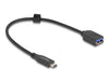 EAN 4043619605675 - DeLOCK 60567 cable USB USB 3.2 Gen 2 (3.1 Gen 2) 0,25 m USB C USB A Negro imagen 2