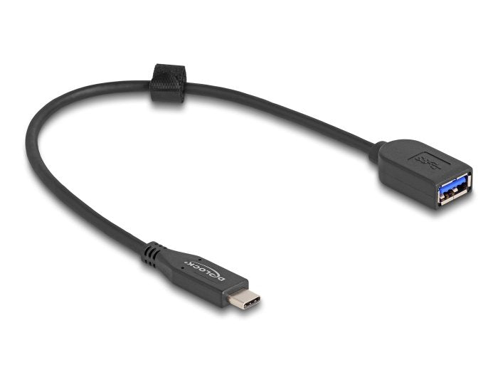 EAN 4043619605675 - DeLOCK 60567 cable USB USB 3.2 Gen 2 (3.1 Gen 2) 0,25 m USB C USB A Negro imagen 2