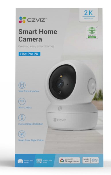 EAN 6941545632667 - EZVIZ H6c Pro 2K Esférico Cámara de seguridad IP Interior 2304 x 1296 Pixeles Escritorio imagen 8