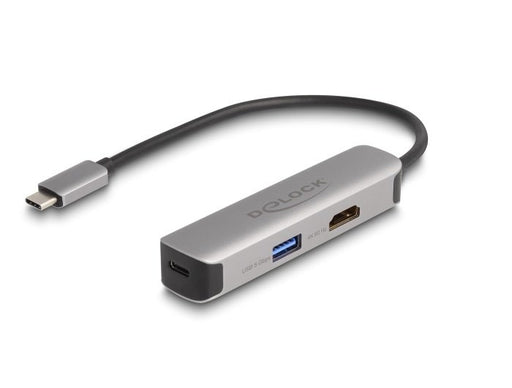 EAN 4043619610600 - DeLOCK 61060 hub de interfaz USB 3.2 Gen 1 (3.1 Gen 1) Type-C 5000 Mbit/s Gris imagen 1