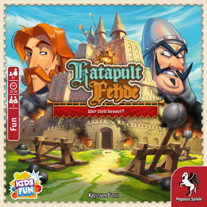 EAN 4250231733963 - Pegasus Spiele Catapult Feud Katapult Fehde 20 min Juego de mesa Táctico imagen 3