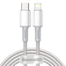 EAN 6953156231955 - Baseus CATLGD-A02 cable de conector Lightning 2 m Blanco imagen 1