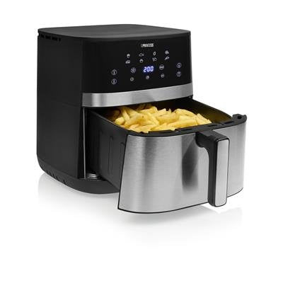 EAN 8712836998674 - Princess 182474 Sencillo 7 L Independiente 2300 W Freidora de aire caliente Negro, Acero inoxidable imagen 2