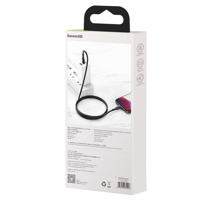 EAN 6953156231948 - Baseus CATLGD-A01 cable de conector Lightning 2 m Negro imagen 11