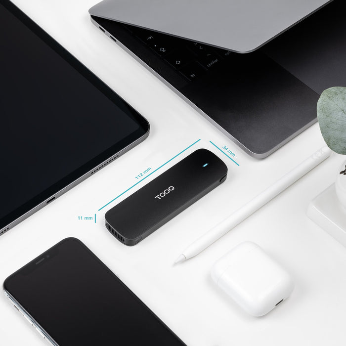 EAN 8433281013926 - TooQ TQE-2201B caja para disco duro externo Caja externa para unidad de estado sólido (SSD) imagen 2