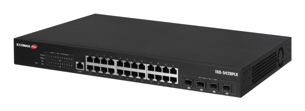 EAN 4717964705402 - Edimax Switch 24x TGS-5428PLX 2.5GbE L2 Surveill.VLAN PoE+ - Switch Gestionado imagen 1