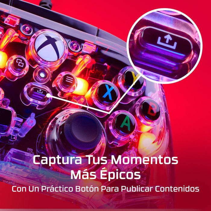 EAN 0197192136829 - HyperX Clutch Gladiate - Wired Gaming RGB Controller - Xbox Transparente USB Gamepad Xbox One, Xbox Serie imagen 7