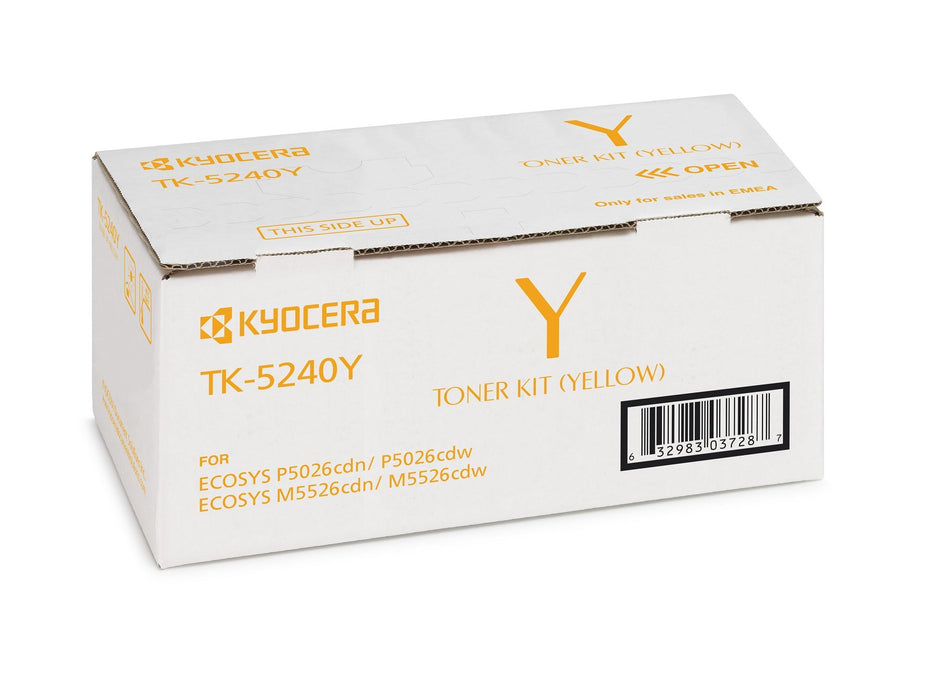 EAN 0632983036907 - KYOCERA TK-5240Y cartucho de tóner 1 pieza(s) Original Amarillo imagen 2