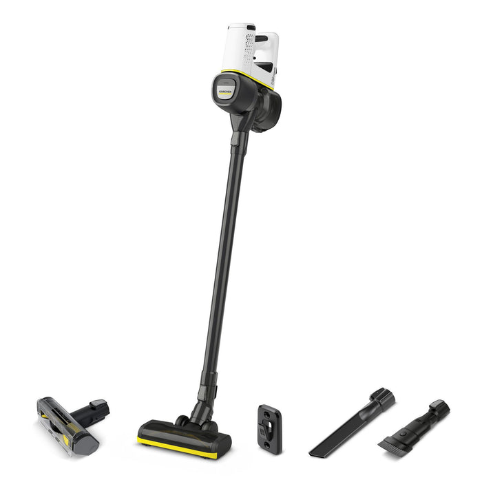 EAN 4054278987286 - Kärcher VC 4 Aspiradora escoba 2 en 1 Batería Secar Espuma Sin bolsa 0,65 L Negro, Blanco 2,5 Ah imagen 1