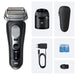 EAN 8700216554275 - Braun Series 9 Pro+ 9660CC Máquina de afeitar de láminas Recortadora Negro, Plata imagen 3
