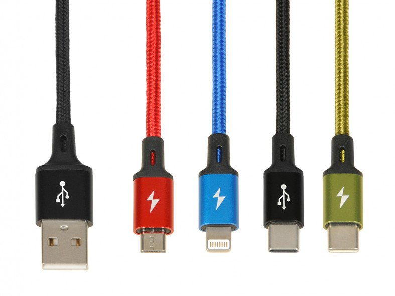 EAN 5903968680275 - iBox Universal 4 in 1 charging cable I-BOX USB IKUM4W1 - Kabel cable USB 1,2 m Micro-USB A 2 x USB C Mult imagen 4