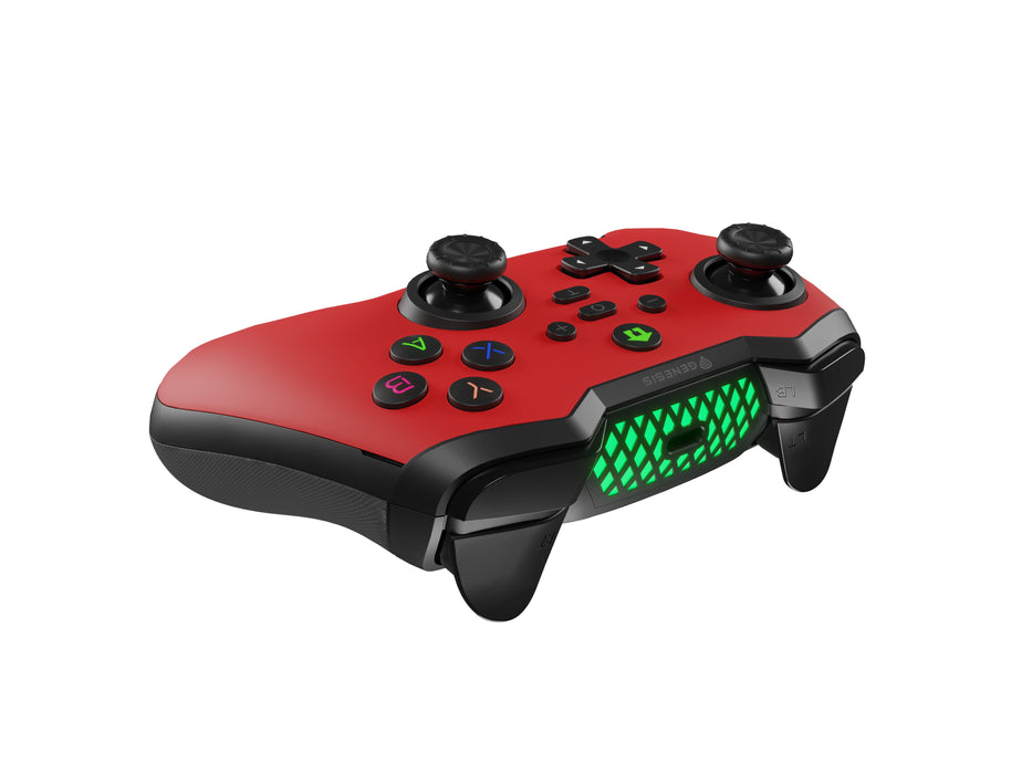 EAN 5901969443752 - GENESIS Mangan 400 Rojo Bluetooth Gamepad Analógico/Digital Android, MAC, Nintendo Switch, PC, iOS imagen 5