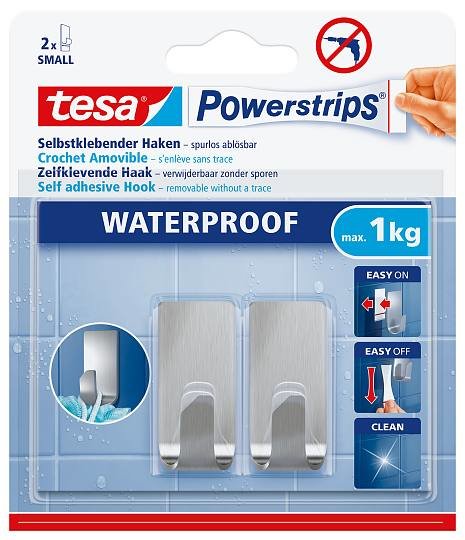 EAN 4042448392756 - TESA 59777-00000 gancho para almacenamiento Interior Gancho toallero Metálico 2 pieza(s) imagen 5