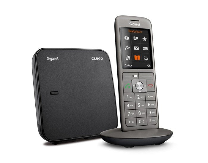 EAN 4250366853604 - Gigaset CL660A Duo Teléfono DECT/analógico Identificador de llamadas Gris imagen 1