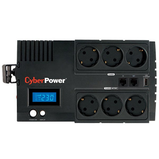 EAN 4712856270082 - CyberPower BR650ELCD sistema de alimentación ininterrumpida (UPS) 0,65 kVA 390 W 6 salidas AC imagen 2