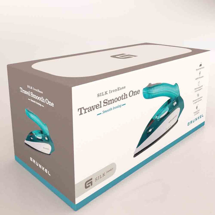 EAN 8426156015668 - Grunkel PLV-900 plancha Plancha vapor-seco Suela antiadherente 900 W Blanco, Azul imagen 7