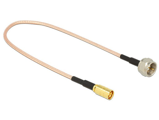 EAN 4043619130016 - DeLOCK 0.25m F/SMB cable coaxial RG-316 0,25 m Negro imagen 1