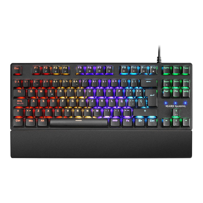EAN 4718009158504 - Mars Gaming MKXTKLRES teclado Juego USB QWERTY Negro imagen 1