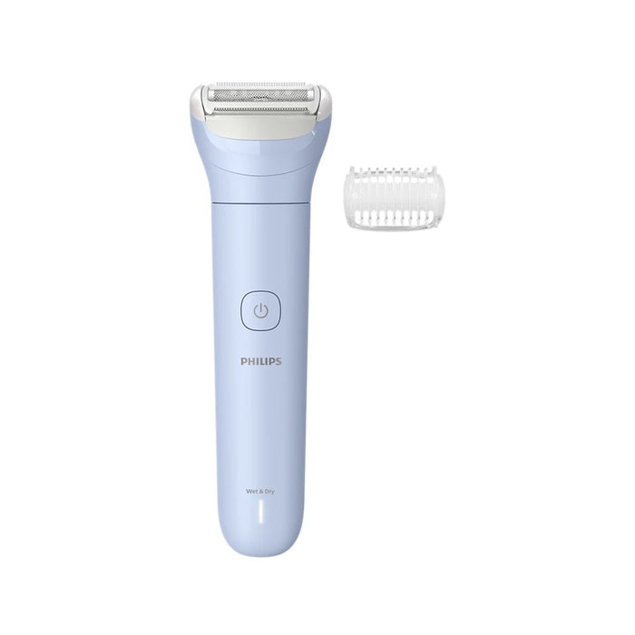 EAN 8720689038249 - Philips 6000 series BRL127/00 maquinilla de afeitar para mujer 1 cabezal(es) Recortadora Azul imagen 1