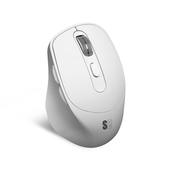 EAN 8436586743024 - SUBBLIM RATON OPTICO DUAL COMFORT ERGO DUAL BATERIA BLANCO ratón Universal mano derecha Bluetooth + USB T imagen 7