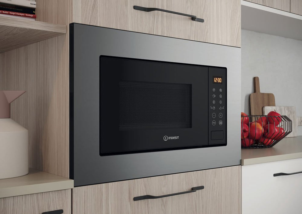 EAN 8050147591437 - Indesit MWI 120 GX Acero inoxidable Microondas con grill Integrado 20 L 800 W imagen 10
