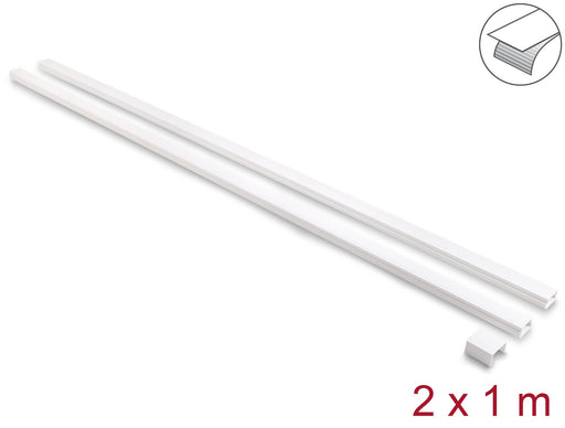 EAN 4043619220861 - DeLOCK 22086 organizador de cables Universal Panel guíacables Blanco 2 pieza(s) imagen 1