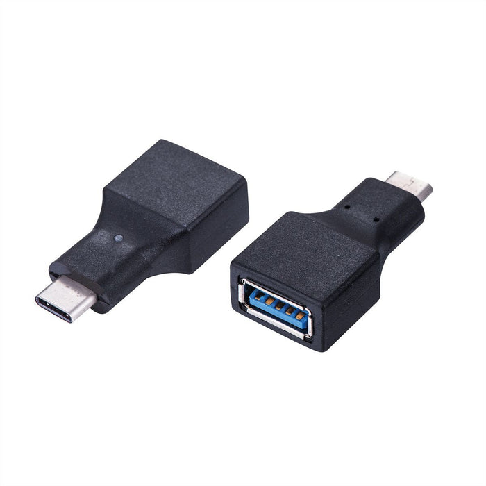 EAN 7630049611276 - VALUE 12.99.9030 cambiador de género para cable USB Type C USB Type A Negro imagen 4