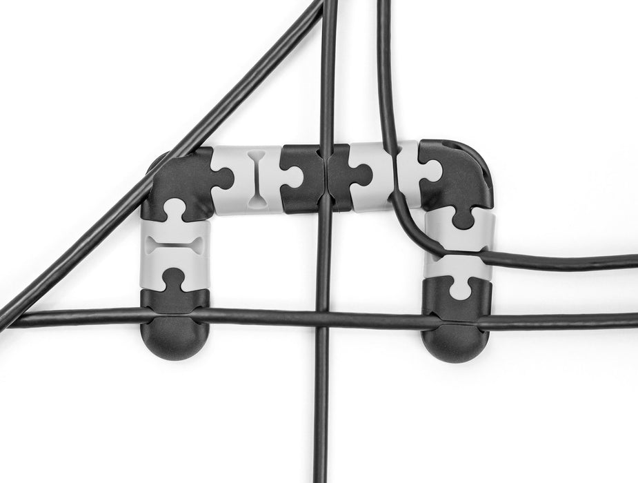 EAN 4043619184484 - DeLOCK 18448 organizador de cables Escritorio/pared Soporte para cables Negro, Gris 9 pieza(s) imagen 4