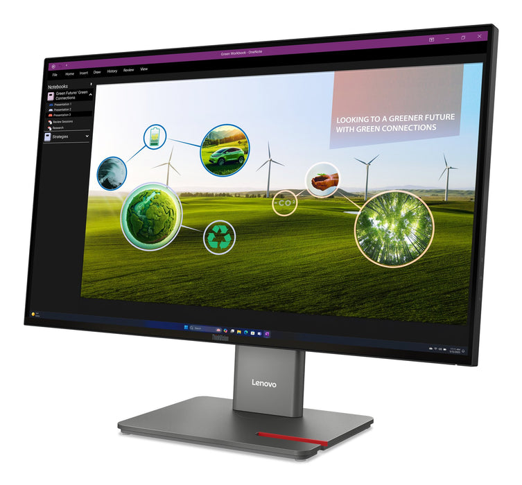 EAN 0198156226167 - Lenovo ThinkVision P27Q-40 pantalla para PC 68,6 cm (27") 2560 x 1440 Pixeles Quad HD LED Negro imagen 2