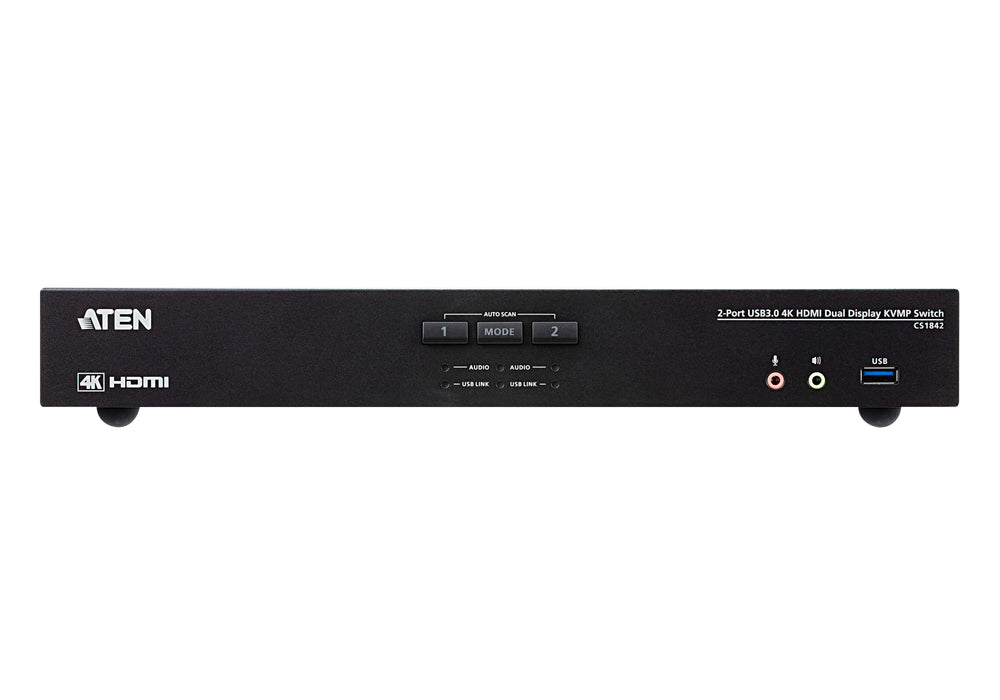 EAN 4710469340031 - ATEN CS1842-AT-G interruptor KVM Negro imagen 3
