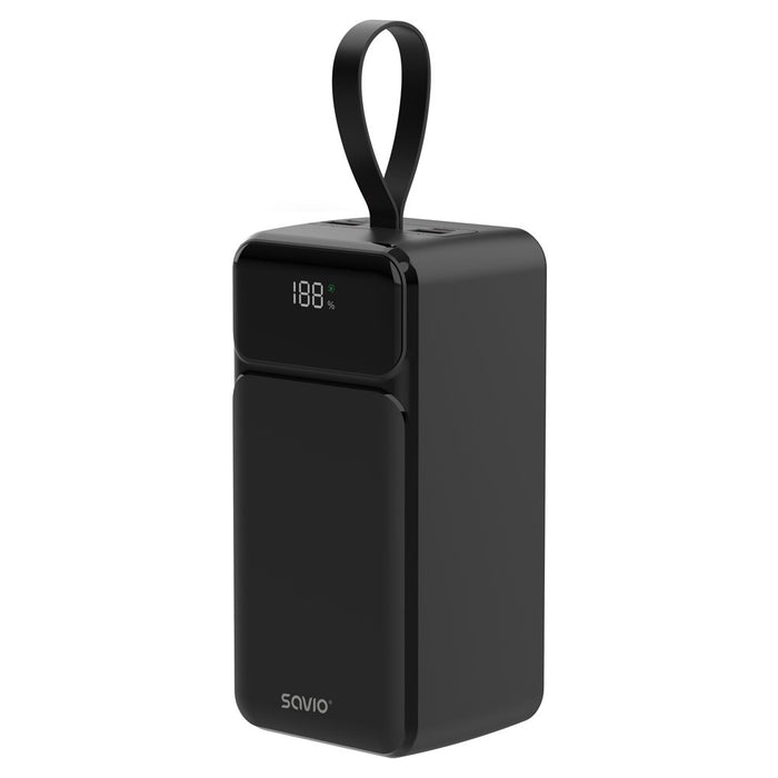 EAN 5907264119880 - Savio BA-14 batería externa Polímero de litio 50000 mAh Negro imagen 6