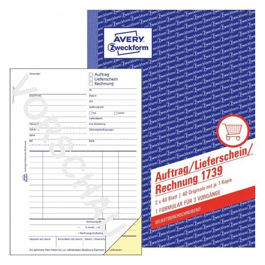 EAN 4004182017395 - Avery 1739 formulario comercial imagen 3